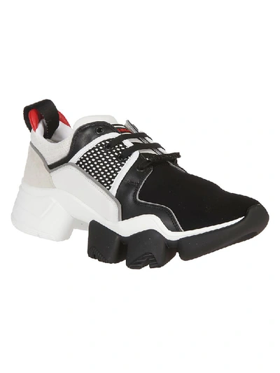Shop Givenchy Two-toned Jaw Low Sneakers In Black