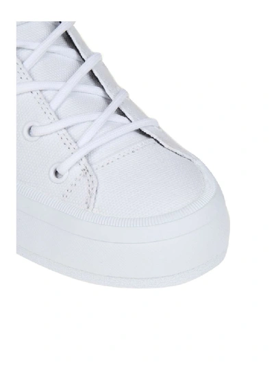 Shop Kenzo Sneakers K Street In Fabric White Color