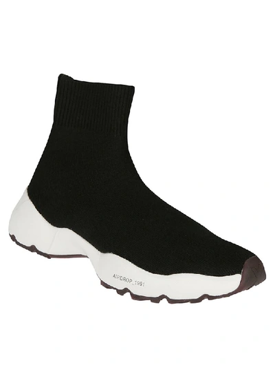 Shop Oxs Airdrop Sock Sneakers In Nero