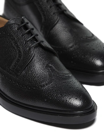 Shop Thom Browne Laced Shoes In Nero