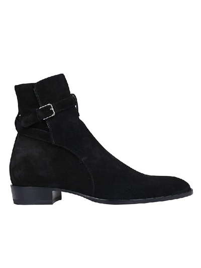 Shop Saint Laurent Boots In Black