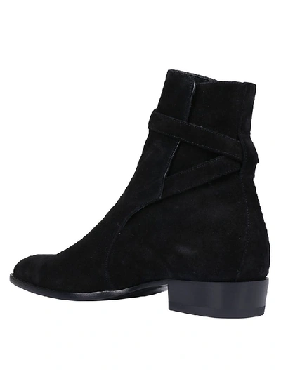 Shop Saint Laurent Boots In Black
