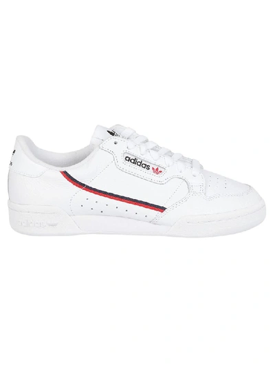 Shop Adidas Originals Continental Sneakers In Bianco/rosso/navy