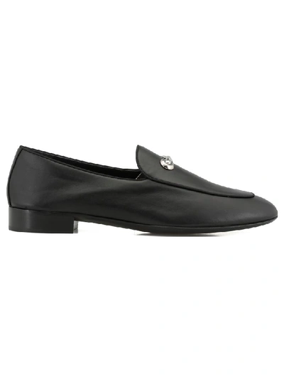 Shop Giuseppe Zanotti Loafer Leather In Black