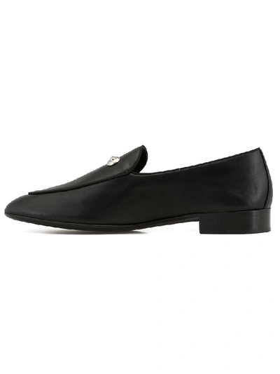Shop Giuseppe Zanotti Loafer Leather In Black