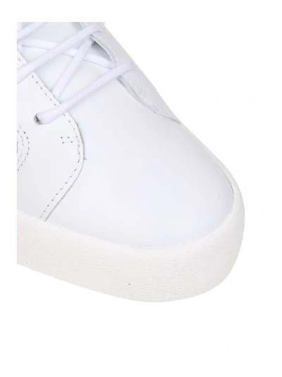 Shop Giuseppe Zanotti Sneakers Chain In White Leather