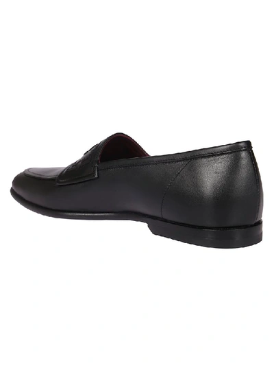 Shop Dolce & Gabbana Logo Detail Loafers In Black