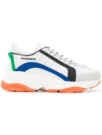 Shop Dsquared2 Chunky Sole Sneakers In Multicolor
