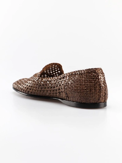 Shop Dolce & Gabbana Florio Slippers In Mud
