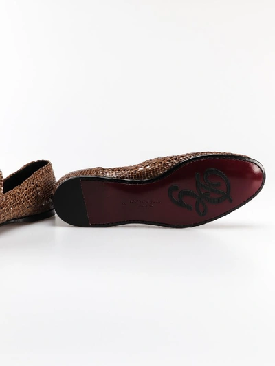 Shop Dolce & Gabbana Florio Slippers In Mud