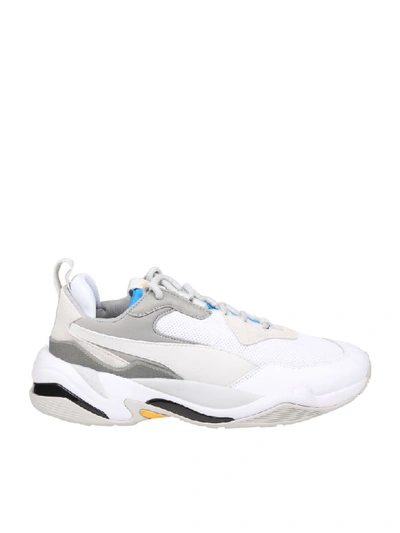 Shop Puma Sneakers Thunder Spectra In Leather And Fabric In Gray