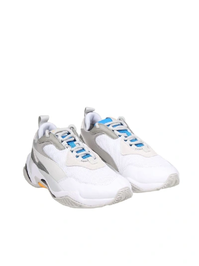 Shop Puma Sneakers Thunder Spectra In Leather And Fabric In Gray