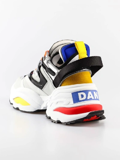 Shop Dsquared2 Mid-cut Sneakers In Multicolor