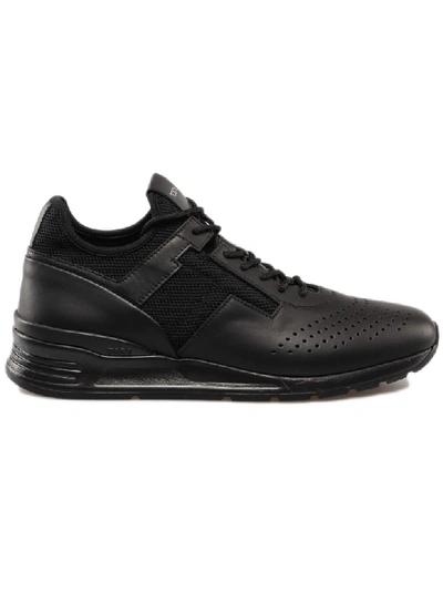 Shop Tod's Neoprene Sneakers In Black