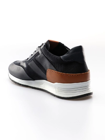 Shop Tod's Low-top Sneakers In Bv Galassia/cuoio