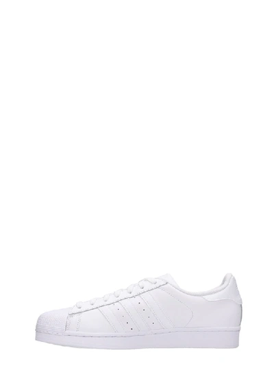 Shop Adidas Originals Superstar Foundation White Leather Sneakers