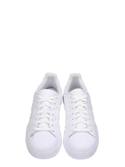 Shop Adidas Originals Superstar Foundation White Leather Sneakers