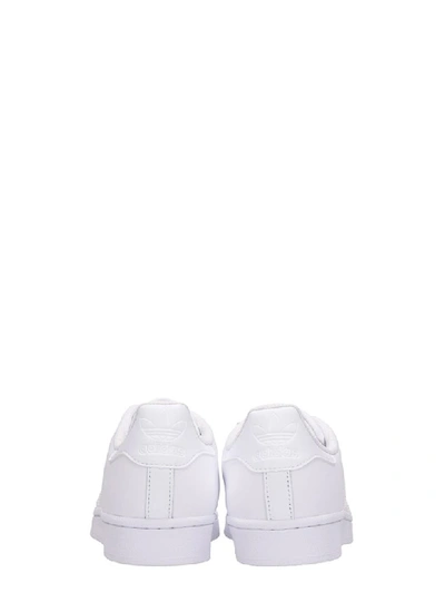 Shop Adidas Originals Superstar Foundation White Leather Sneakers