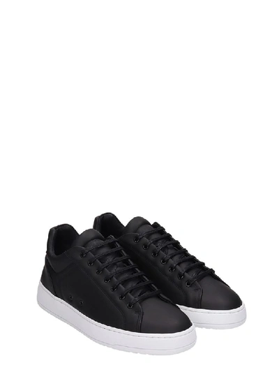 Shop Etq. Low 4 Black Leather Sneakers