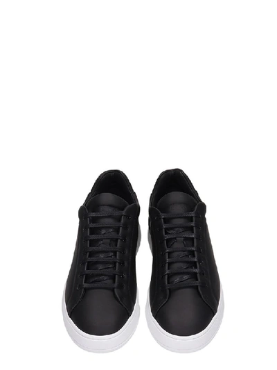 Shop Etq. Low 4 Black Leather Sneakers