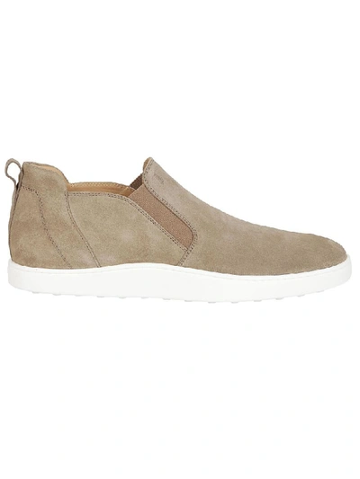 Shop Tod's Classic Slip-on Sneakers In Torba