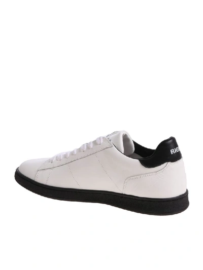 Shop Rov Leather Sneaker In White