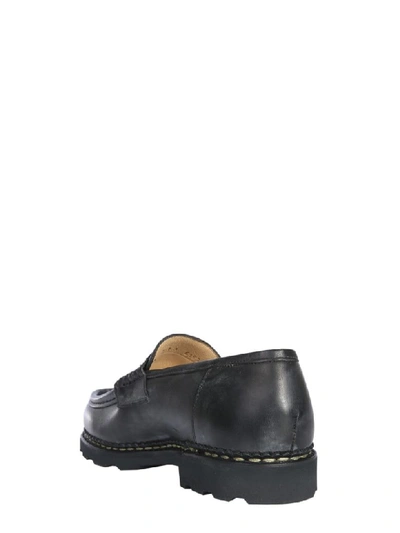 Shop Paraboot Reims Moccasin In Black