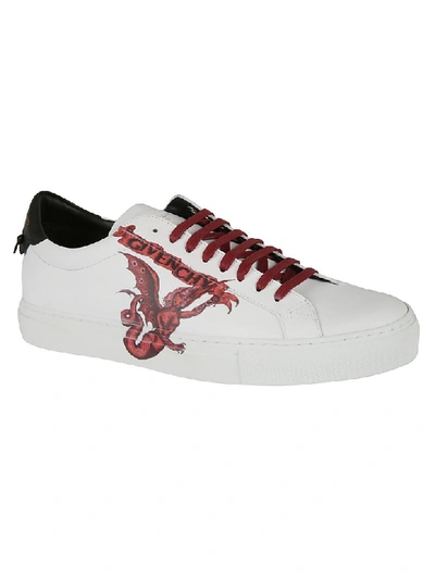 Shop Givenchy Urban Street Sneakers In White Red