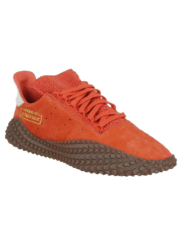 Adidas Originals Adidas Orange Kamanda 01 Suede Low Top Sneakers | ModeSens