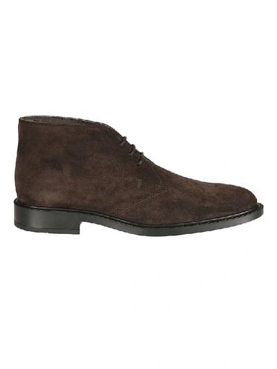 Shop Tod's Classic Ankle Boots In Brown