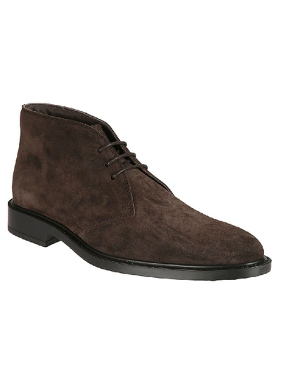 Shop Tod's Classic Ankle Boots In Brown