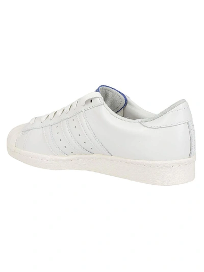 Shop Adidas Originals Superstar Sneakers In Blue