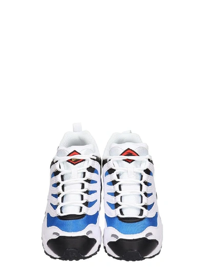 Shop Nike Leather And Canvas Ait Terra Humara White/blue Sneakers