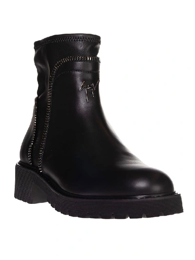 Shop Giuseppe Zanotti Rodger Boots In Nero