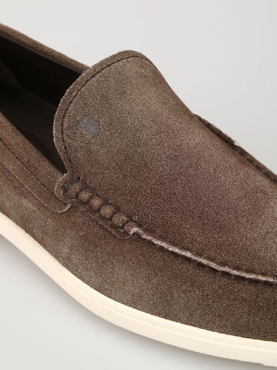 Shop Tod's Loafers In Brown