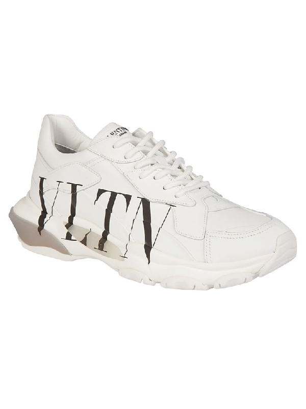 valentino bounce sneakers white