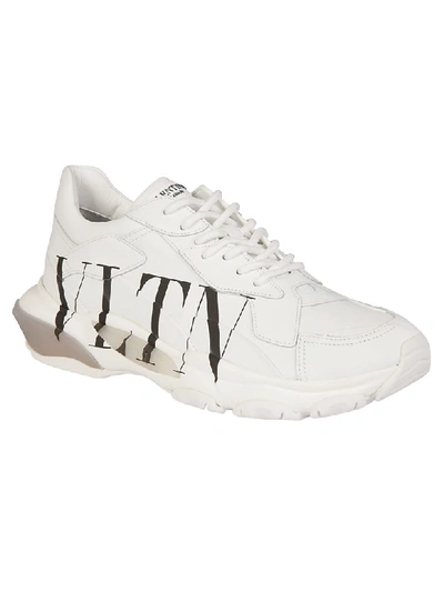 Shop Valentino Bounce Sneaker In Bianco/ner