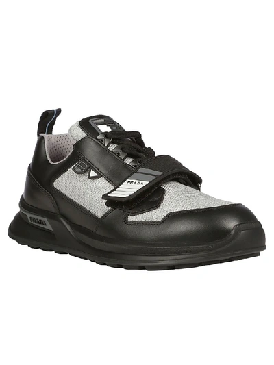 Shop Prada Wrk Sneaker In Black