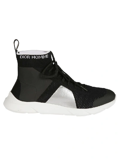 Dior B21 Socks High Top Sneakers In Black | ModeSens