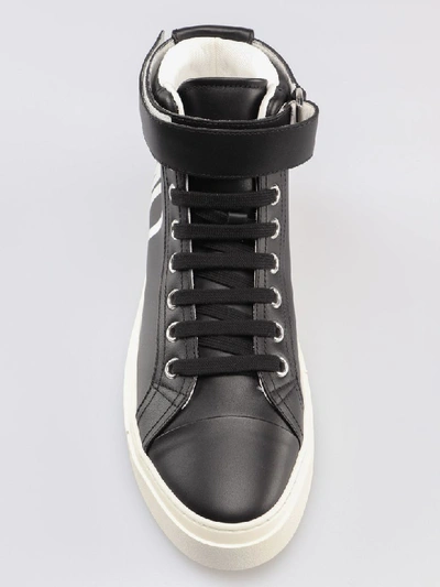 Shop Ferragamo Ayr 2 Hi-top Sneakers In Nero White