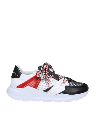 Shop Leather Crown Sneakers Leather Aero In White