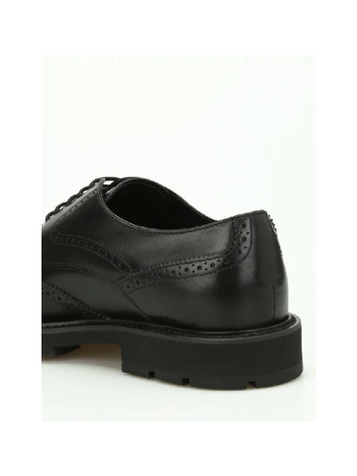 Shop Tod's Laced Shoes In Black