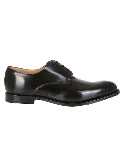 Shop Church's Classic Derby Shoes In Black