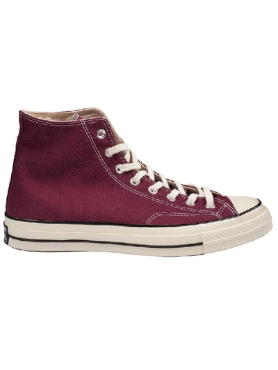 Shop Converse Chuck 70 Hi-top Sneakers In Dark Burgundy