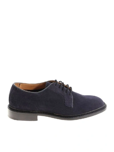 Shop Tricker's Derby In Blue