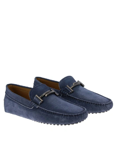 Shop Tod's Tods In Gnawed Blue