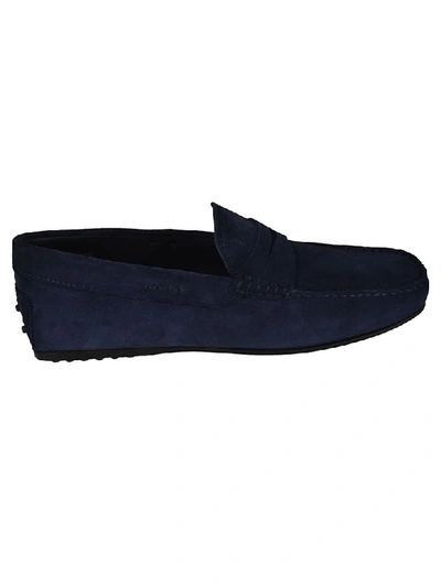 Shop Tod's Loafers In Blue