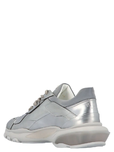 Shop Valentino Bounce Shoes In Silver