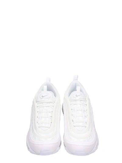 Shop Nike Air Max 97 White Cotton Sneakers