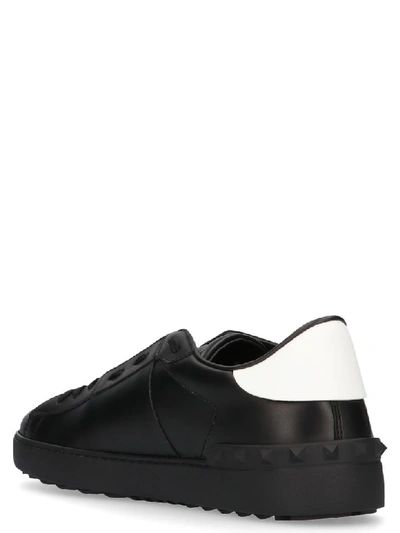 Shop Valentino Open Shoes In Black